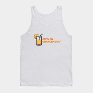 Einfach Orangensaft - Money Boy Zitate Tank Top